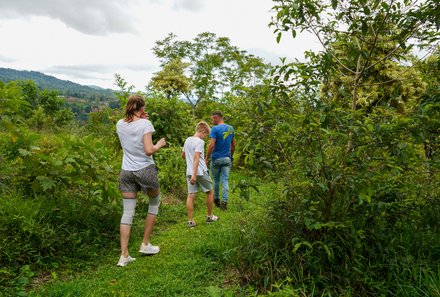 Familienurlaub Costa Rica - Costa Rica for family - Wanderung in der Landschaft