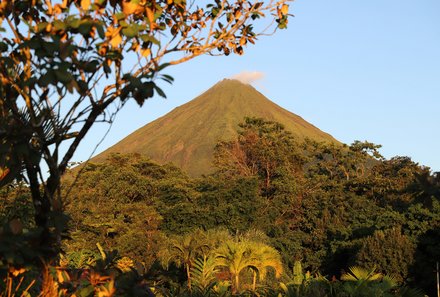 Costa Rica mit Kindern - Costa Rica Urlaub mit Kindern - Blick auf Vulkan Arenal