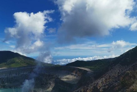 Costa Rica - CRFFAL - Poas Vulkan bewölkte Aussicht