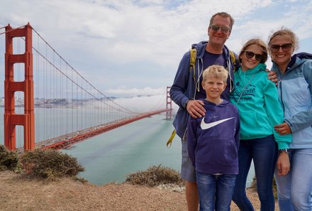 USA Familienreise - USA Westküste for family - Golden Gate Bridge