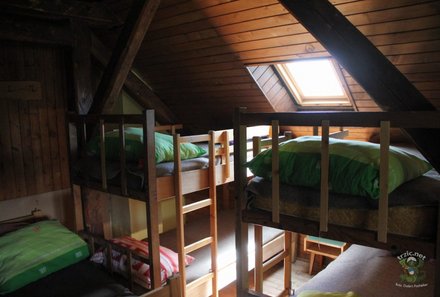 Slowenien Familienreise - Slowenien for family - Sija Mountain Hut Zimmer