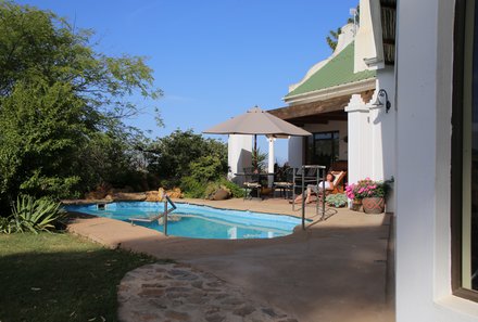 Südafrika Familienurlaub - Skeiding Guest Farm - Pool