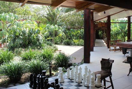 Familienreise Costa Rica - Costa Rica for family - La Quinta Sarapiqui Lodge Schach