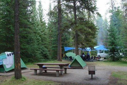 Kanada Familienreise - Rocky Mountains for family - Whistler's Campground Jasper