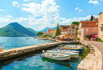 Montenegro mit Kindern - Montenegro Familienurlaub - Perast Küstenstadt