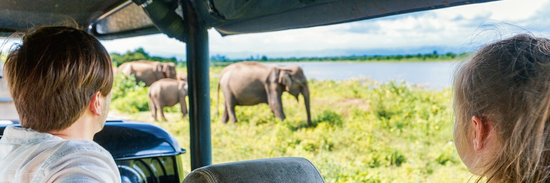 Familienreise Sri Lanka - Sri Lanka mit Kindern - Jeep Safari