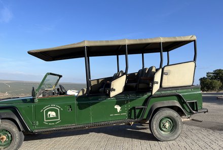 Südafrika mit Kindern - Südafrika Reise mit Kindern - Jeep Addo Elephant Nationalpark
