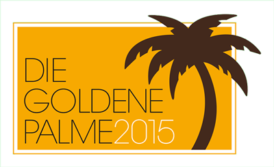 For Family Reisen Auszeichnung Goldene Palme – Logo Goldene Palme – GEOSaison Beste Reise mit Kindern des Jahres