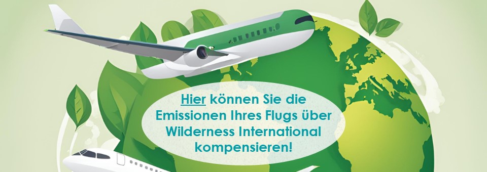 CO2-Kompensation bei For Family Reisen - Emissionskompensation Familienurlaub - Wilderness International - KI-generiert von Canva
