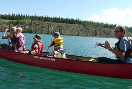 Westkanada for family - Familienurlaub Kanada - Kanufahren