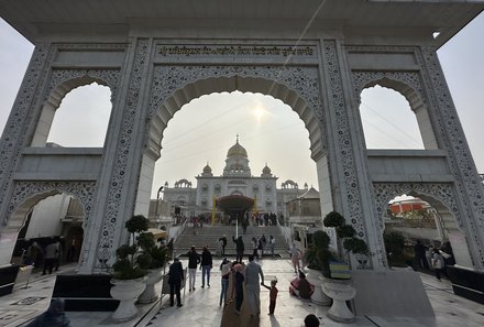 Ladakh mit Kindern - Ladakh Teens on Tour - Gurudwara Sri Bangla Sahib