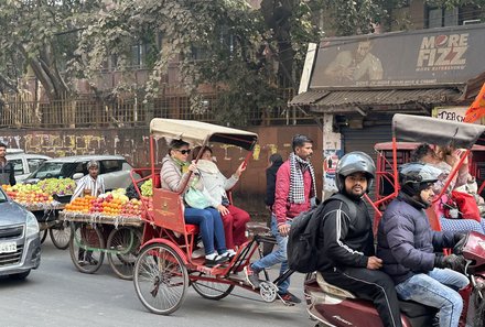 Rundreise Indien mit Kindern - Indien mit Kindern - Delhi Rikschafahrt