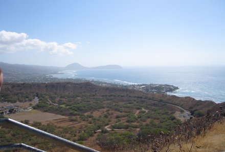 Hawaii Inselhopping for family individuell - Familienreise Hawaii mit Kindern - Landschaft Diamond Head