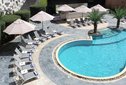 Jordanien Rundreise mit Kindern - Landmark Amman Hotel - Pool