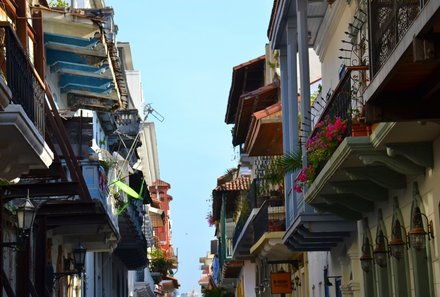 Panama mit Kindern - Panama Urlaub mit Kindern - Panama Stadt - Casco Viejo - Häuser