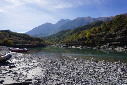 Albanien Familienreise - Albanien for family individuell - Fluss Vjosa