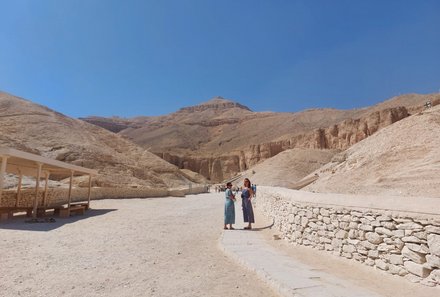 Familienreise Ägypten - Ägypten for family - Sabrina und Samira im Tal der Könige