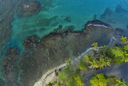 Familienurlaub Costa Rica - Costa Rica Abenteuer Regenwald und Karibik - Cahuita Nationalpark - Meer