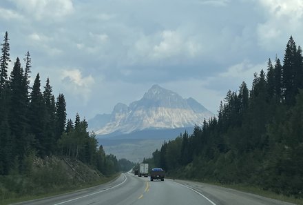 Westkanada Camping for family - Rocky Mountains mit Kindern - Fahrt