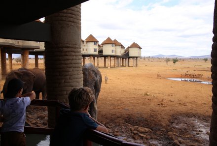 Kenia Familienreise - Kenia for family individuell - Best of Safari & Chale Island - Kids in Taita Hills