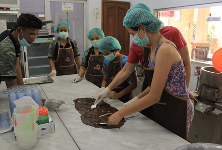 Bali mit Kindern - Bali for family - Schokoladenherstellung 