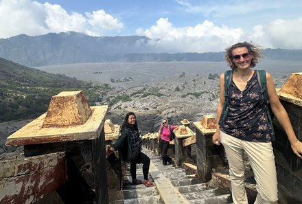 Bali mit Jugendlichen - Java & Bali Family & Teens - Vulkan Bromo - Treppen Vulkan Bromo