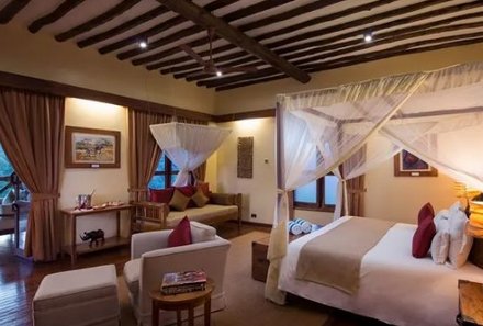 Familienreise Tansania - Tansania for family individuell deluxe - Conservation Area - Neptune Ngorongoro Lodge - Suite