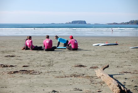 Westkanada for family individuell - Familienreise in Westkanada mit Kindern - Surfkurs in Tofino