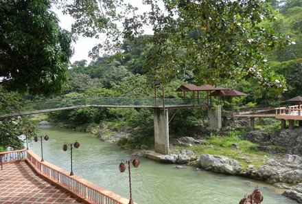 Dominikanische Republik mit Kindern - Dom Rep Familienreise - Jarabacoa - Gran Jimenoa - Brücke am Fluss