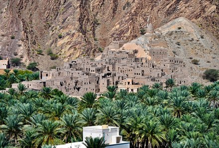 Familienreise Oman - Oman for family - Blick auf Birkat Al Mauz