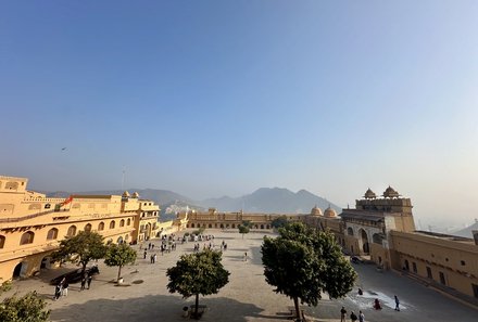 Indien for family - Indien Familienreise - Jaipur - Amber Fort Innenhof