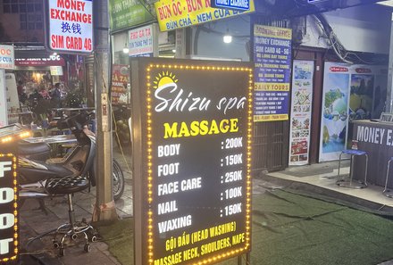 Vietnam & Kambodscha Familienreise - Vietnam-Kambodscha Family & Teens - Massage Hanoi