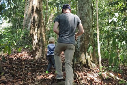 Familienurlaub Malaysia & Borneo - Malaysia & Borneo for family individuell - Rainforest Discovery Centre - Kind mit Vater