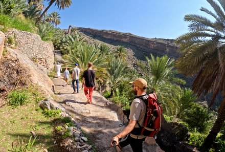 Oman mit Kindern individuell - Oman for family individuell - Spaziergang durch Misfat Al Abriyeen