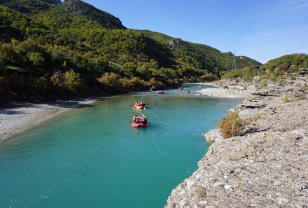 Albanien Familienreise - Albanien for family individuell - Rafting