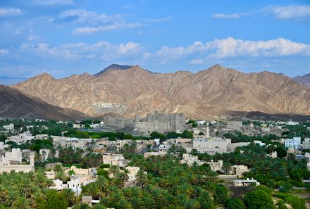 Oman mit Kindern individuell - Oman for family individuell - Blick auf Bahla Fort