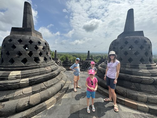 Bali Familienurlaub - Verlängerungen für Familienreisen auf Bali & Java - Tempelanlage Borobudur