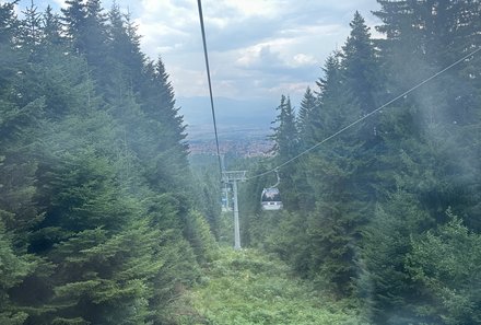 Bulgarien Familienreise - Bulgarien mit Kindern - Hotel Budapest Sofia - Gondelbahn