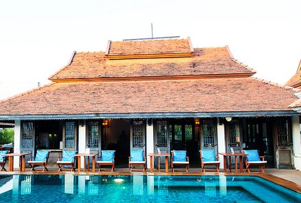 Thailand Familienreise mit Kindern - Thailand for family individuell - Bodhi Serene Chiang Mai - Poolbereich