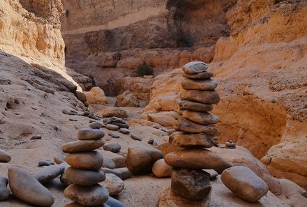 Namibia mit Kindern - Namibia individuell - Steine im Sesriem Canyon