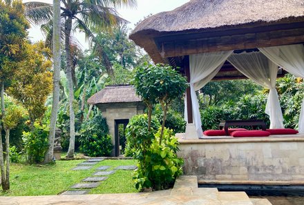 Bali Familienreise - Bali for family - Arma Museum und Resort - Entspannung im Garten