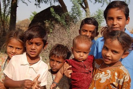 Indien for family - Indien Familienreise - einheimische Kinder