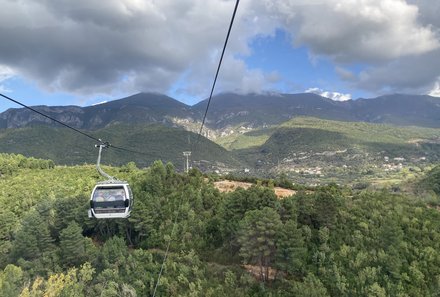 Albanien Familienreise - Albanien for family individuell - Tirana Seilbahn Berg Dajti