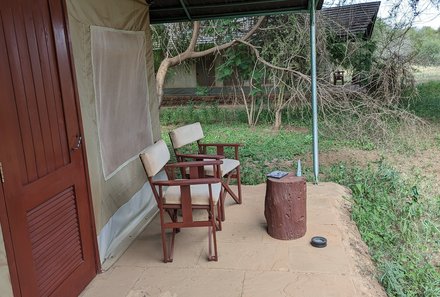 Kenia Familienreise - Kenia Family & Teens - Amboseli Nationalpark - Sentrim Camp - Zelttür