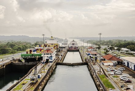 Panama for family individuell - Panama Familienreise - Panama Kanal von oben