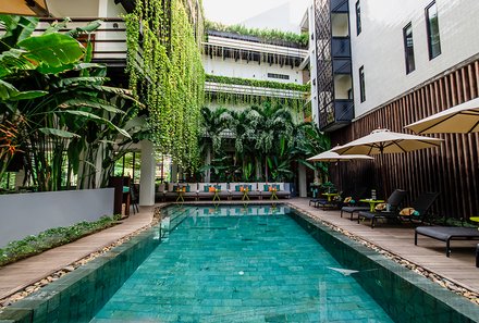 Vietnam & Kambodscha Familienreise - Vietnam-Kambodscha Family & Teens - The Aviary Hotel - Pool