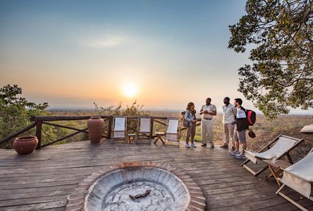 Serengeti mit Kindern individuell - Best of Familiensafari Serengeti - Maweninga Camp Tarangire Nationalpark - Feuerstelle