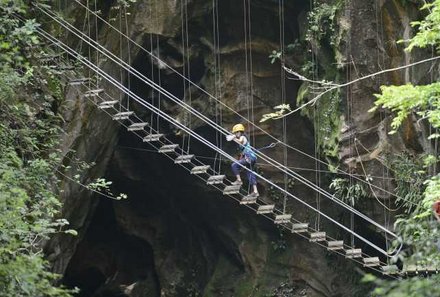Costa Rica for family individuell - Natur & Strand pur in Costa Rica - Canopy Treppen