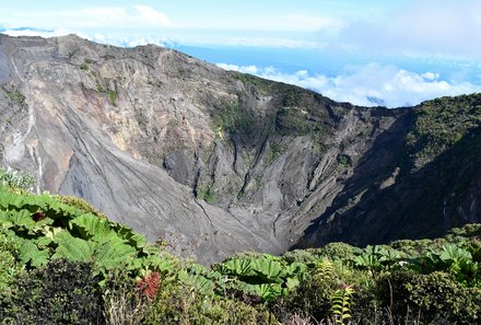 Familienurlaub Costa Rica - Traumhaftes Naturparadies - Blick auf den Vulkan Irazu 