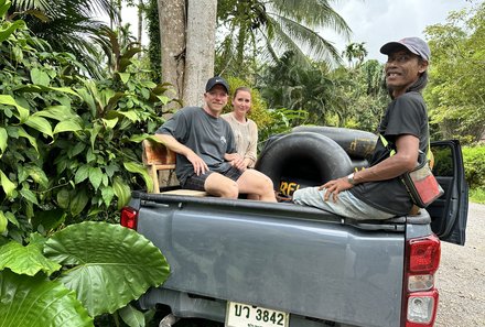 Thailand Familienreise mit Kindern - Thailand for family individuell - Tubing Abenteuer